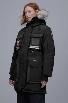 Chamarras Canada Goose Mujer Mexico - Snow Mantra Abrigos Negros BK9762140